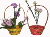 Wedding flower girl baskets with handle
