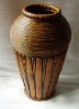 antique bamboo vase,flower vase