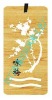 Quadrate bamboo bookmark