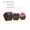 3 asst Moss planter