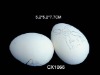 Wholesale bisque ceramic egg hanging deco