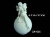 Wholesale ceramic bisque house for decoration-bisque potteryware