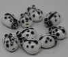 Lampwork Murano Ladybug Beads
