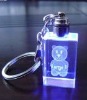 Wholesale 3D Laser Crystal Keychain