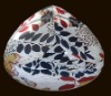 Wholesale glass paperweight,flower design, irregular shape