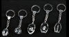 Wholesale 3d etched crystal keychain with light