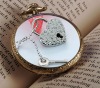 Wholesale nice rhinestone heart-shape padlock or insert lock