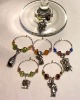 Wholesale fashion wedding wine glass charm