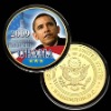 Barack Obama 44th Presidential 24KT Gold-PlatedCoin 333