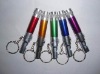 Wholesale Promotion metal LED keychain whistle