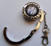 Foldable metal bag hanger with mirror/chain (XS-DJZ011)