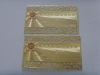 Wholesale lacework golden gift card