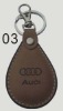 Wholesale promotional leather keychain