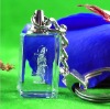 3d Laser Crystal Key Chain