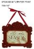 Wholesale Christmas decoration tin sign