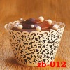 Wholesale pearlised ivory cupcake wrapper
