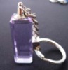Wholesale 3d laser crystal keychain,crystal 3d laser keychain