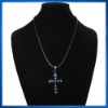 Wholesale Fashion Blue Cross Necklace
