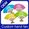Wholesale Hot item! bamboo hand fan Fashion Business Gift