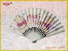 Wholesale cartoon design bamboo hand fan