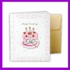 handmade paper birthday card