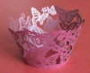 Butterfly wedding cupcake wrappers