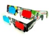 anaglyph paper 3D glasses