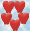 Wholesale Valentine's Day Red Heart sky lantern