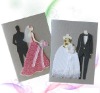 Wholesale HOT 2011 Red Leaves Handmade Wedding Invitation Card