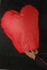 Wholesale 2010 popular red heart shape sky lantern
