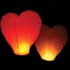 Wholesale Heart type Wedding sky lantern party celebration sky lanterns