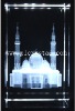 Wholesale Beautiful 3D laser crystal building