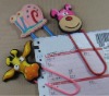 Wholesale 3D embossed plastic bookmark paper clip