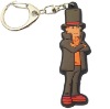 Wholesale Promotion Soft PVC key ring
