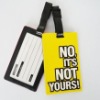 Wholesale Soft PVC luggage Tags/Travel tags/Promotional gifts