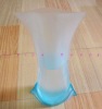 Wholesale tall flower foldable pvc vases/plastic recyclable flower vase/pvc flower pot vase
