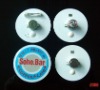 Wholesale LED round flashing badge