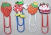 Wholesale PVC charm clip , pvc bookmarks