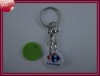 Wholesale plastic trolley token coin keychain