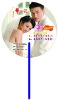 Wholesale summer business gift pp fans