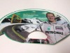2011 PP/PVC cartoon plastic hand fan & logo printing