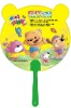 Wholesale plastic promotional gift pp fans