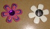 Wholesale Colorful Flower Soft PVC Shoe Buckle