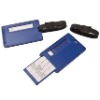 Wholesale Blue soft pvc luggage Tag