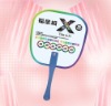 Wholesale PP advertising fan with flower shape