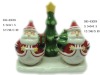 Wholesale Ceramic christmas salt and pepper shaker