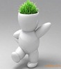 Wholesale grow grass head toy/grass promotion gift/growing grass head toy