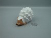 Wholesale ceramic white glaze animal hedgehog collectible