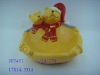 Wholesale ceramic bear candy plate