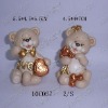 Cute Valentine teddy bear, Valentine bear 2Ast. H:2.75"